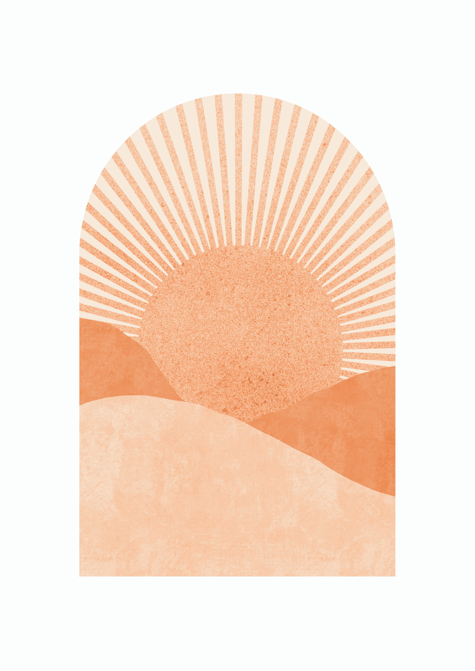 The Arched Sunrise print