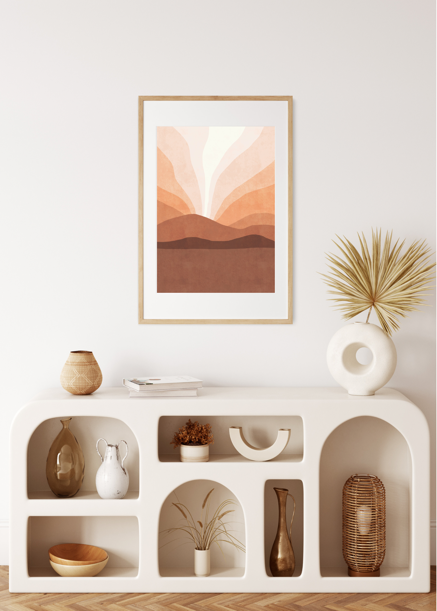 The Landscaped Sunset print